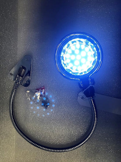 LED Outdoor Grilling Round Light with Goose Neck On/Off Switch