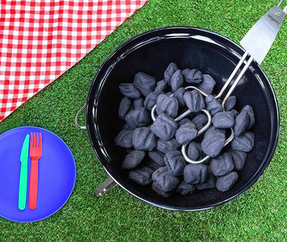 Ivation Premium 500W Electric Charcoal Starter – Quickly & Easily Ignite BBQ Grills Without Lighter Fluid or Matches – Double-Ring Design with Longer, Angled Handle Safely Heats in Just 6 Minutes