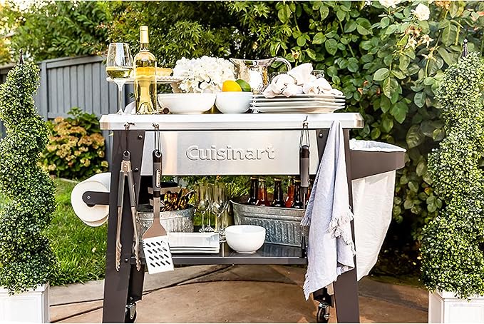 Cuisinart CPT-194 Outdoor Stainless Steel Grill Prep Table