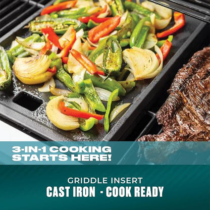 Charbroil Performance Series Griddle Insert | Turn Your Grill Into a Griddle