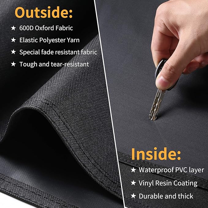 Grill Cover for Traeger Pro 22 Series Wood Pellet Grill, Heavy Duty Waterproof BBQ Accessories for Traeger 22 Series, Outdoor Full Length Smoker Cover