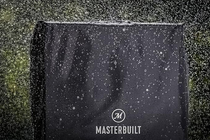 Masterbuilt 40 inch Digital Electric Smoker with Window and Legs + Cover Bundle
