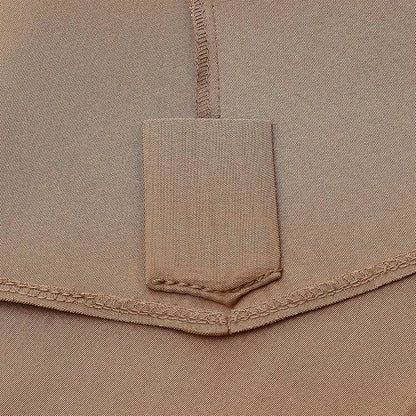 ABCCANOPY 7.5ft Outdoor Umbrella Replacement Top Suit 6 Ribs (Tan) | 1 Year No Fading,Blocks 95% Harmful Rays,Double-Stitch Seams, Easy Install & Storage,Canopy Only,Ideal for Patio, Garden