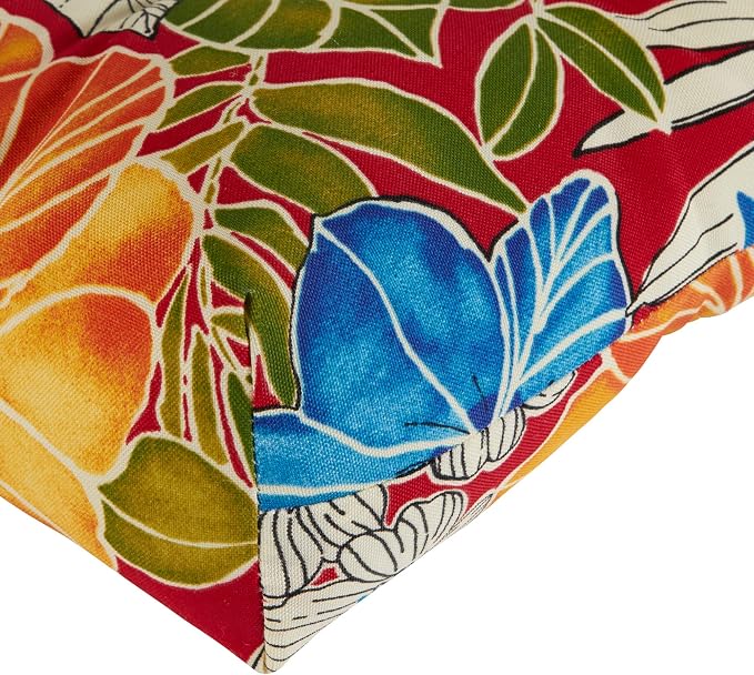 Greendale Home Fashions 72 x 22-inch Outdoor Chaise Lounge Cushion, Aloha Crimson