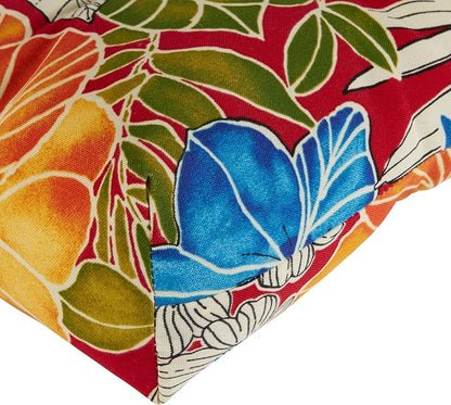 Greendale Home Fashions 72 x 22-inch Outdoor Chaise Lounge Cushion, Aloha Crimson