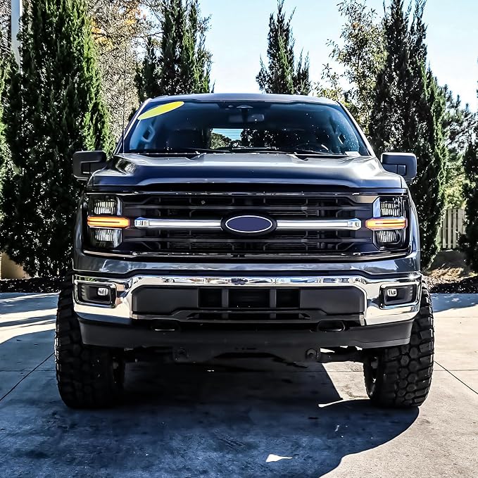 AMERICAN MODIFIED LED Grille Lights w/Sequential Turn Signal Compatible with 2024+ F150 XLT