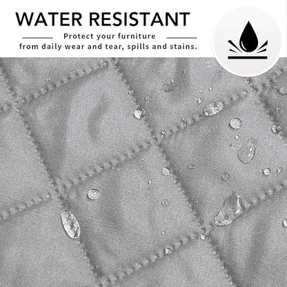 Easy-Going Sofa Slipcover L Shape Sofa Cover Sectional Couch Cover Furniture Protector Mat for Pets Dog Cat (X-Large, Light Gray/Light Gray) | Soft Sofa Slipcover For Dogs, Fits Left/Right Chaise Lounge Protector, Water Resistant Mat For Living Room