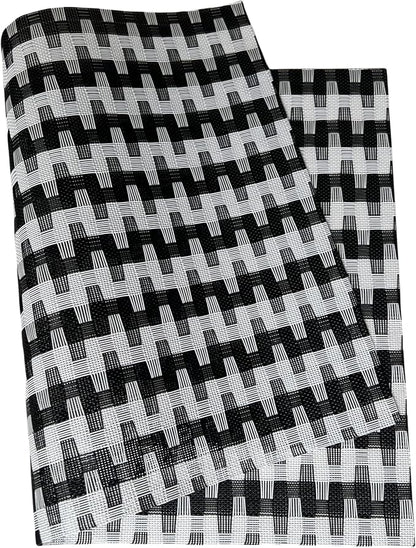 Placemat,Blending Color Durable Woven Vinyl Placemat Washable Heat-Resistant Anti-Skid Kitchen Dining Table Mats Set of 8, Black White