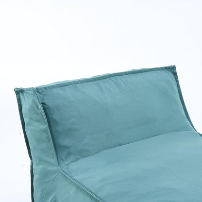 Christopher Knight Home Natty Outdoor Bean Bag Chair Set of 2, Fabric Bean Bag Chair for Adults and Kids, Indoor/Outdoor Sun Lounger, Patio Lounge Chair Set of 2, Teal