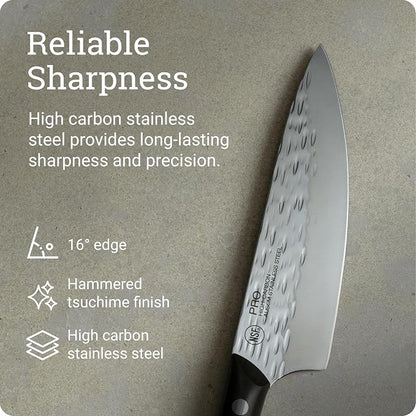 Kai PRO 6" Chef's Knife | Hand Sharpened Kitchen Knife, Japanese AUS6M Stainless Steel Blade, Full-Tang POM Handle