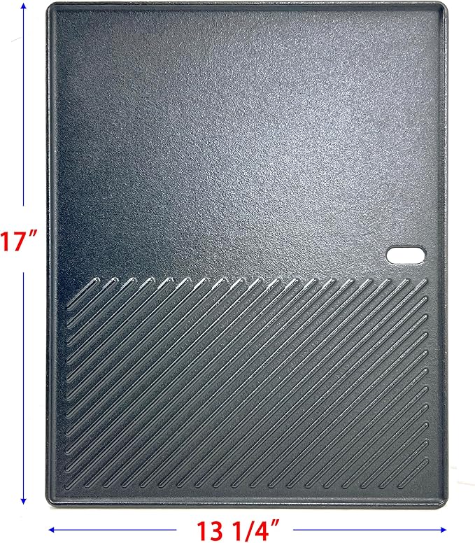 DC134 17" x 13.2" Cast iron Replacement Griddle for Nexgrill 720-0830H, 720-0783E, 720-0888N, 720-0888, 720-0697, Fit for Charbroil 463241113, 463449914, Kenmore 720-0670A, 41516106210
