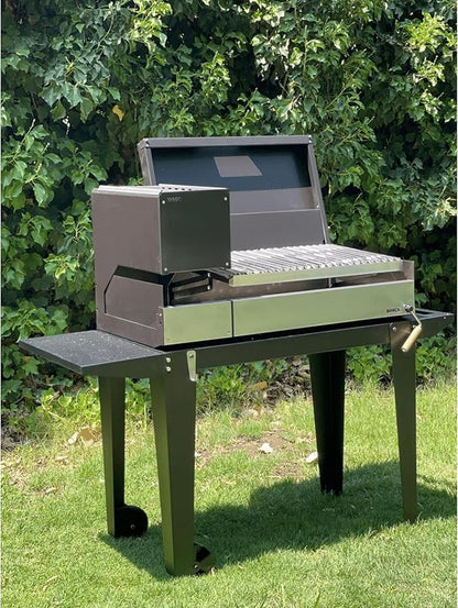 Block Arrayan 40 Inch Modular Freestanding Charcoal Grill | Barbecue Grill Perfect To Adapt To Spaces | Elegant Design, A+ Stainless Steel Front, Refractory Brick Base