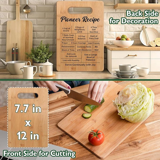 JW Pioneer Gifts 2026, Jehovah Witness Gifts Idea, JW Gifts for JW Jehovah's Witnesses JW Pioneer Convention Kids Women Men, Pioneer Recipe Cutting Board