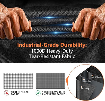 Griddle Cover for Blackstone 36" Griddle - 2026 Upgraded 1000D Heavy Duty Waterproof Flat Top Grill Cover, Tear & Fade Resistant with Buckle & Air Vents, Fits Blackstone 1528 & More 4-Burner Griddle