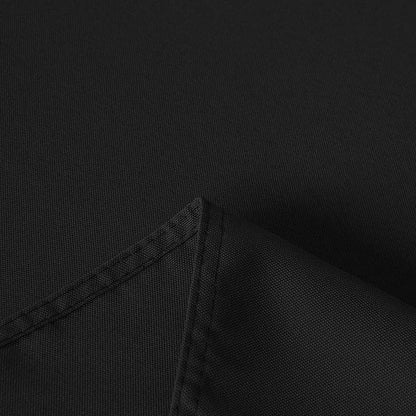 sancua Rectangle Tablecloth - 90 x 132 Inch - Water Resistant Spill Proof Washable Polyester Table Cloth, Decorative Fabric Table Cover for Dining Tables, Buffet Parties and Camping, Black