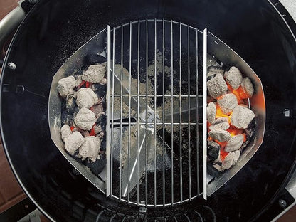 Weber 7444 One Touch Cleaning System Aluminium 57 cm & Char-Baskets