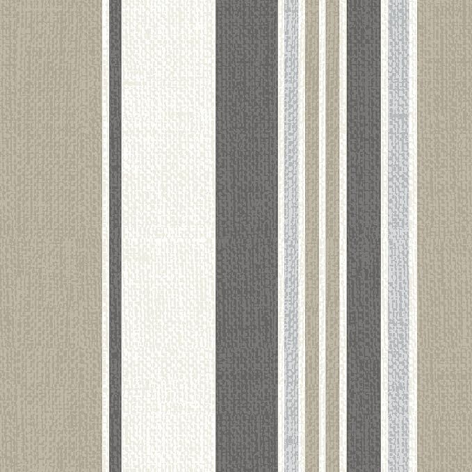 Arden Outdoor Tufted Chaise Cushion, earthFIBER, 22x76, Taupe Grey Stripe | Plush Comfort, Modern Tuft, Lounge Cushion, Rain-Proof, Fade Resistant, Cushion for Chaise Lounger, Mold and Mildew Resistant