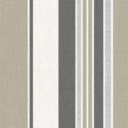 Arden Outdoor Tufted Chaise Cushion, earthFIBER, 22x76, Taupe Grey Stripe | Plush Comfort, Modern Tuft, Lounge Cushion, Rain-Proof, Fade Resistant, Cushion for Chaise Lounger, Mold and Mildew Resistant