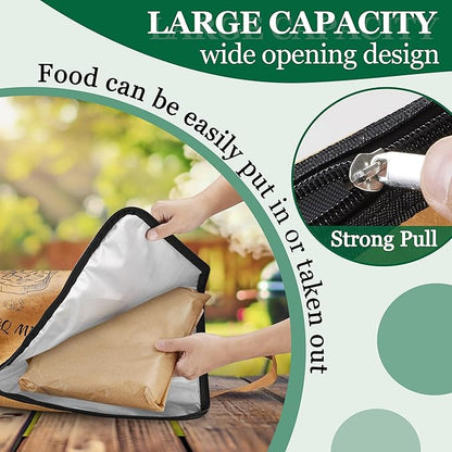 21.5in BBQ Blanket for Resting Meat, HaSteeL Insulated Brisket Resting Bag with Wide Mouth, BBQ Smoker Accessories Barbecue Tool for Brisket/Pork/Turkey, BBQ Gifts for Men