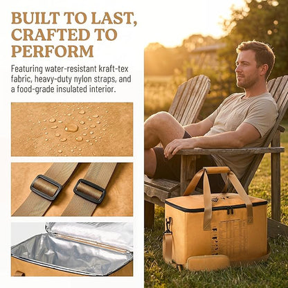 BBQ Blanket for Resting Meat,Reusable BBQ Resting Bag for Meat, Includes Resting Time Guide, Leak-Proof Oxford Cloth with Thick Insulation, Yellow 3D Bag