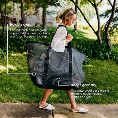 MISSION Boat Gear CASSI Heavy-Duty Outdoor Tote and Waterproof Marine-Grade Mesh Boat Bags