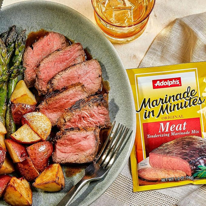 Adolph's Marinade In Minutes Original Meat Tenderizing Marinade, 1 Oz (Pack Of 24)