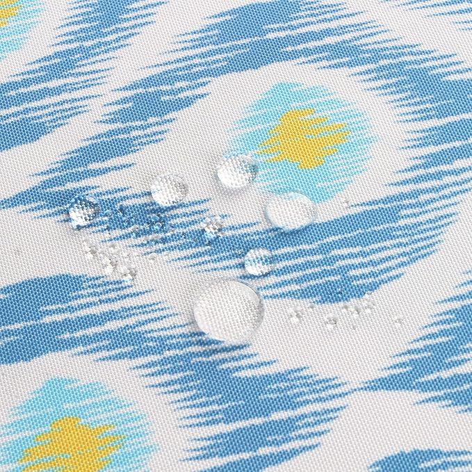 EHouseHome Outdoor Indoor 60inch Round Tablecloth with Umbrella Hole and Zipper, Waterproof Zippered Patio Cloths, Spring/Summer Table Covers for Backyard Circular Table/BBQs/Picnic