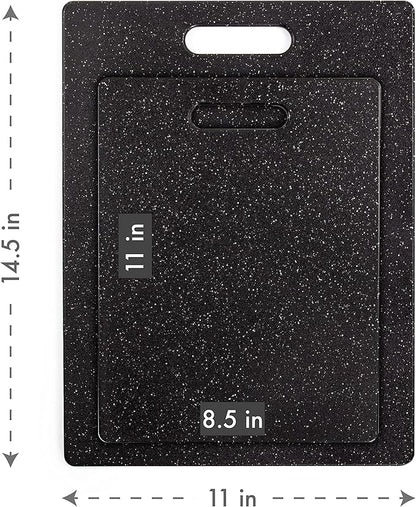 Dexas Superboard Pastry Board and Cutting Boards, Set of Two, Midnight Granite Color (Pack of 6)