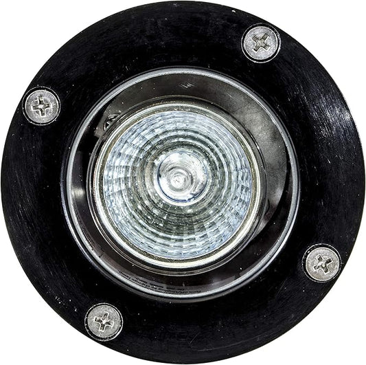 FG318-B Fiberglass Well Light W/O Grill 20W MR16 12V, Black