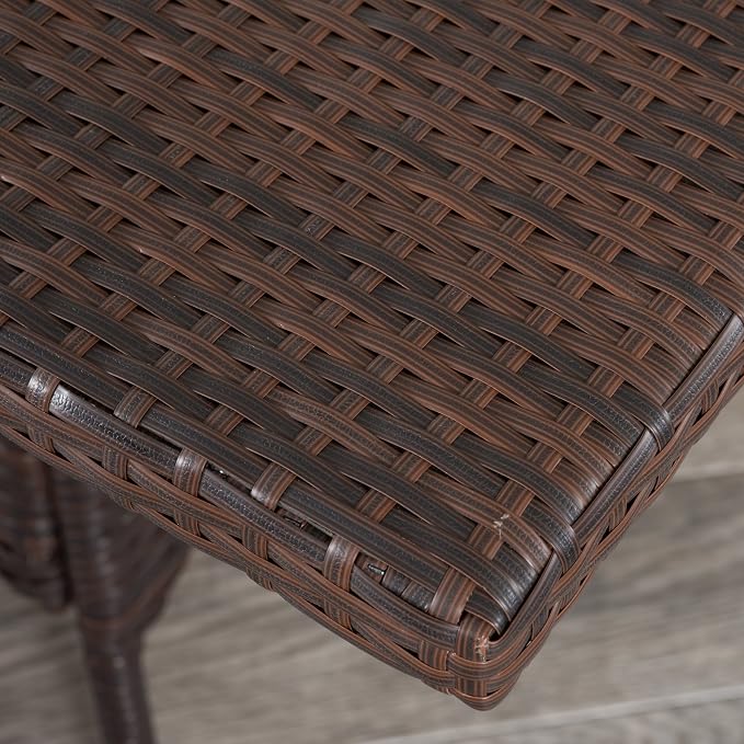 Christopher Knight Home Watkins Outdoor Wicker Dining Set, 5-Pcs Set, Multibrown