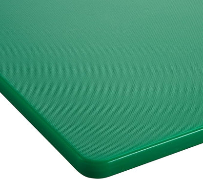 Winco 15" x 20" Green Heavy-Duty Plastic Cutting Board (Set of 6) | Dishwasher safe, Stain resistant, Minimizes dulling, HACCP approved, Great for Charcuterie, Appetizers and Buffet Displays