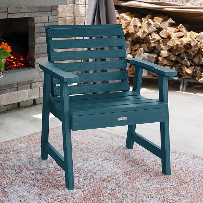 highwood Weatherly 4-Piece Garden Conversation Set, Nantucket Blue