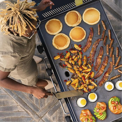 Charbroil 36" Performance Series Propane Gas Griddle with Cart 4 Burner Flat Top Grill, Black 463259124