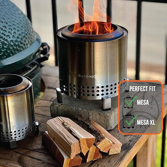 The Tiny Timbers USDA Grade Kiln Dried Hardwood for Table Top Fire Pit and Pizza Oven | Compatible with Solo Stove Mesa & Mesa XL | 5" Splits | USA Sourced | 6 lb. | 400+ cu. in. | Penn's Blend