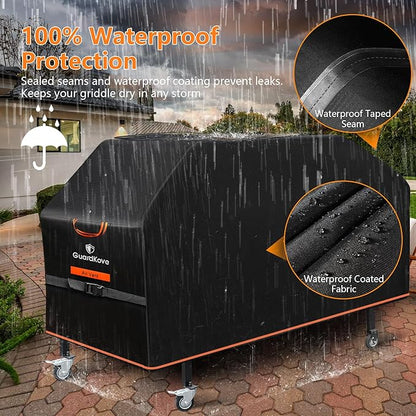 Griddle Cover for Blackstone 36" Griddle - 2026 Upgraded 1000D Heavy Duty Waterproof Flat Top Grill Cover, Tear & Fade Resistant with Buckle & Air Vents, Fits Blackstone 1528 & More 4-Burner Griddle