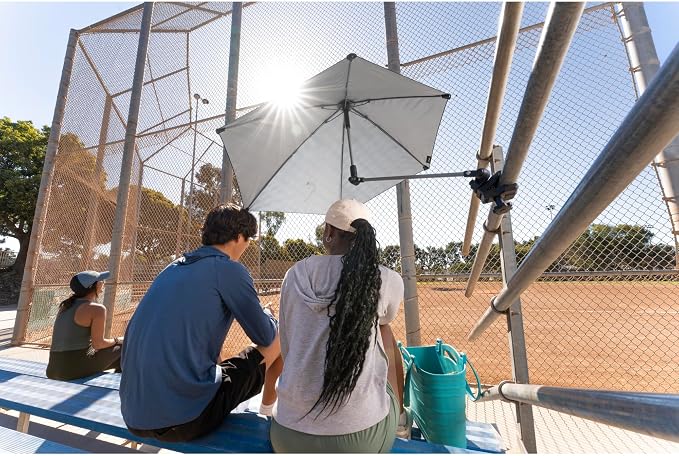Sport-Brella Versa-Brella SPF 50+ Protection Adjustable Umbrella with Universal Clamp