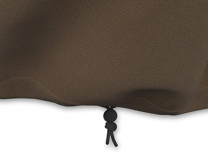 Amazon Basics 3 Seater Outdoor Sofa and Patio Furniture Cover, Waterproof, Anti-UV, Polyester, 78" x 38" x 29", Beige/Tan