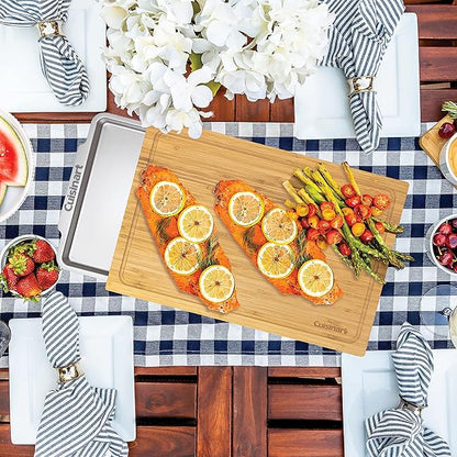 Cuisinart CPK-4884 Bamboo Cutting Board with Hidden Tray