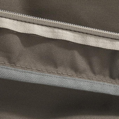 Classic Accessories Ravenna Water-Resistant 23 x 23 x 5 Inch Square Patio Seat Cushion Slip Cover & Foam, Dark Taupe, Lounge Chair Cushion