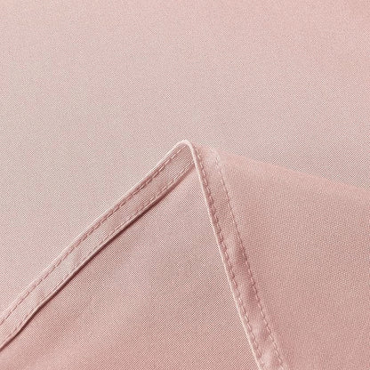 sancua Square Tablecloth - 54 x 54 Inch - Stain and Wrinkle Resistant Washable Polyester Table Cloth, Decorative Fabric Table Cover for Dining Tables, Buffet Parties and Camping, Blush