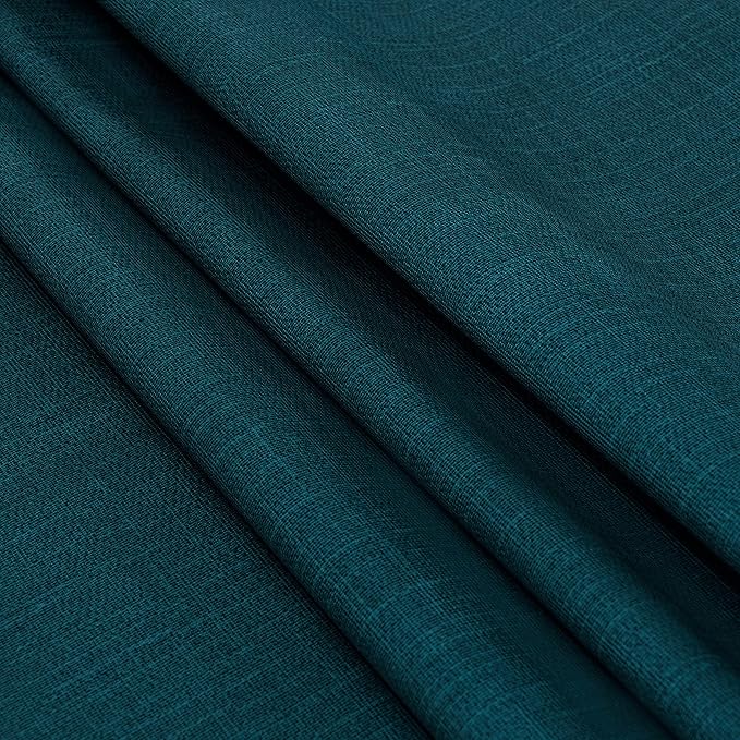 sancua Waterproof Vinyl Tablecloth Table Cloth 60x102 Inch, Deep Teal | 100% Oil Spill Proof, PVC Material, Wipe Clean Table Cover for Dining Tables, Buffet Parties and Camping