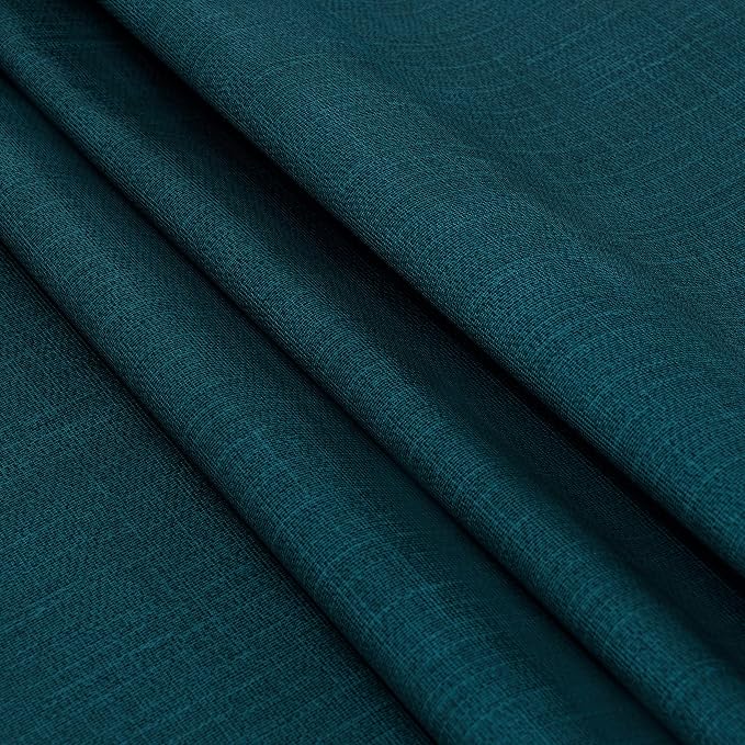 sancua Waterproof Vinyl Tablecloth Table Cloth 60x120 Inch, Deep Teal | 100% Oil Spill Proof, PVC Material, Wipe Clean Rectangle Table Cover for Dining Tables, Buffet Parties and Camping