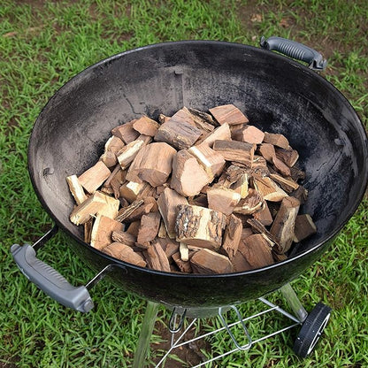 Camerons Products Smoking Wood Chunks- (Alder) Kiln Dried BBQ Large Cut Chips- All Natural Barbecue Smoker Chunks- 5 Pound Bag
