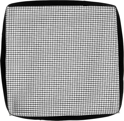 BBQ Grilling Mesh Basket (12x12")- Heavy Duty 100% Non Stick Reusable Grilling Basket for Indoor Cooking and Outdoor Barbecue Grilling - Raised Sides Keeps Food Inside- Father's Day Gift for Dad