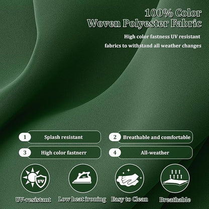 9 Pcs Outdoor Patio Cushions Covers Replacement Sets, Covers Only | 9 Pcs Patio Cushions Covers Replacement UV Resistant, Water Anti-Slip, Heavy-Duty Zippers for 5 Pcs Patio Furniture Set