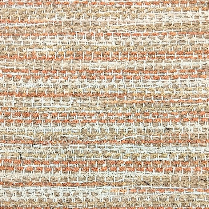 Hausattire Woven Table Placemats Set of 4 - Rust, Jute Boho Outdoor Table Mats for Kitchen Dining Decoration | Easy Clean Heat Resistant Farmhouse Dinner Spring Easter Placemat - 13x19 Inch
