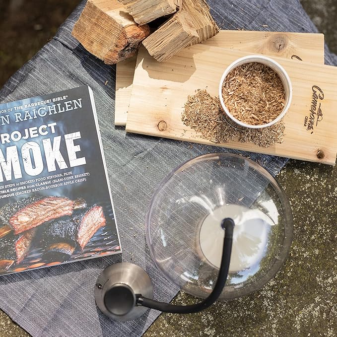 Camerons All Natural Extra Fine Apple BBQ Wood Chips (3 Pints, 0.473L ea)- Kiln Dried Wood Sawdust Shavings for Cocktail Smoking Guns, Stovetop Smokers, Smoke Boxes - Value Pack Barbecue Grilling Gift