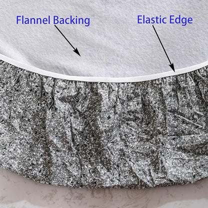 Walrus Round Vinyl Fitted Tablecloth with Flannel Backing Elastic Edge Design Table Cover Waterproof Oil-Proof PVC Table Cloth Stain-Resistant Best for 32"-36" Round