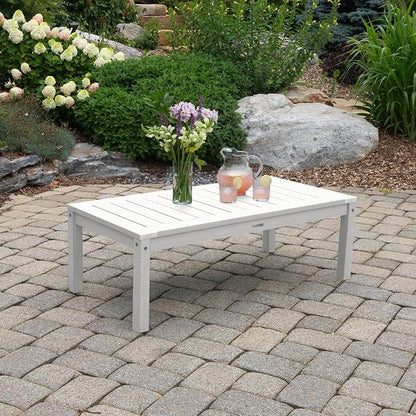 Highwood AD-KITBENW41-WHE The Weatherly Collection 4pc Garden Set, White