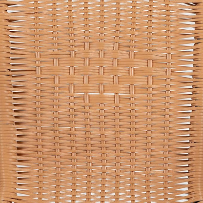 Flash Furniture Lila 4 Pack Beige Rattan Indoor-Outdoor Restaurant Stack Chair | Versatile and Stylish Seating